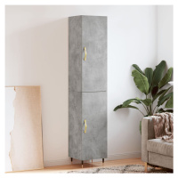 vidaXL Skříň highboard betonově šedá 34,5x34x180 cm kompozitní dřevo