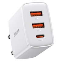 Baseus Compact nabíječka s USB-C (30W) bílá