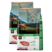 Bravery Cat Sterilized Chicken - 2x7kg