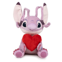 Plyšák Lilo & Stitch - Angel sitting with Heart 30 cm (se zvukem)