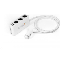 Technaxx nabíječka do auta, 4x USB port (2x 1A, 2x 2, 4A), 3x zásuvka 12 V