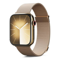 Milánský řemínek Epico pro Apple Watch 42/44/45/49 mm - zlatý