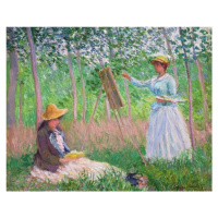 Sada pro křížkové vyšívání - Monet: V lese u Giverny 32 x 40 cm