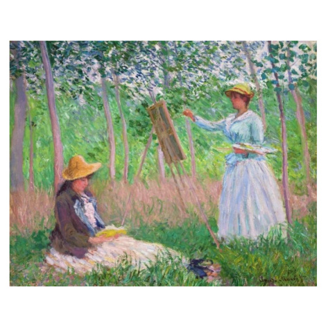 Sada pro křížkové vyšívání - Monet: V lese u Giverny 32 x 40 cm Figured ART