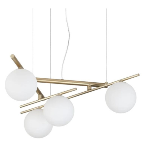 Ideal Lux - LED Lustr na lanku ATLAS 4xG9/3W/230V zlatá 365107
