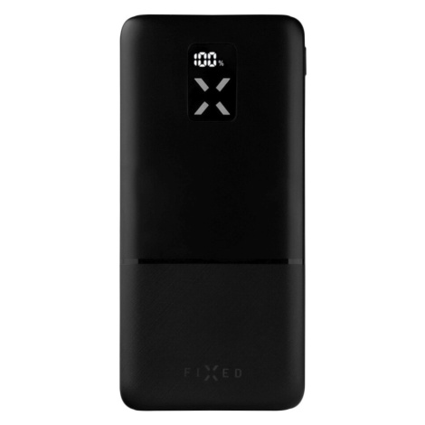 FIXED Zen 10 powerbanka s LCD a PD (Power Delivery), 20W, 10 000 mAh, černá