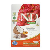 N&D Quinoa CAT Skin & Coat Herring & Coconut 300g sleva