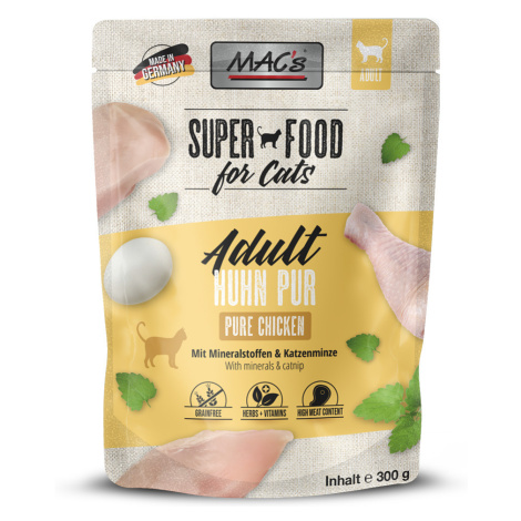 MAC‘s Cat Pouch 24 × 300 g výhodné balení - kuřecí MAC's