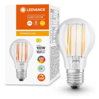 LED žárovka LED E27 A60 11W = 100W 1521lm 2700K Teplá 300° CRI90 Filament Stmívatelná LEDVANCE S