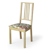 Dekoria Potah na sedák židle Börje, květy na světlém podkladu, potah sedák židle Börje, Londres,