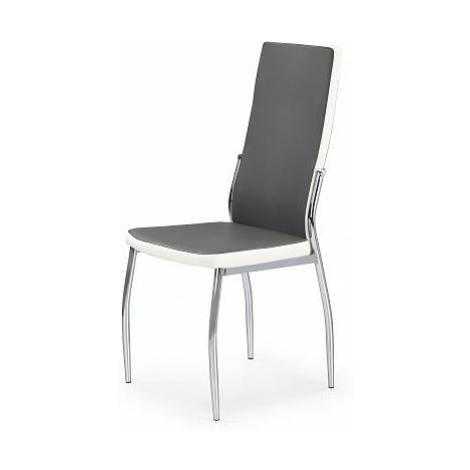 Jídelní židle K210, šedo-bílá FOR LIVING