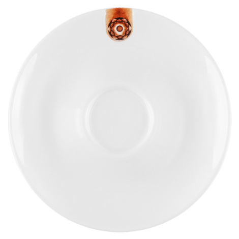 Mocca podšálek s hnědým ornamentem 12,5 cm - Gaya RGB - 451860