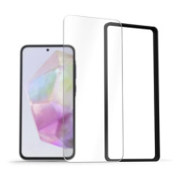 AlzaGuard 2.5D Glass EasyFit 2 Pack pro Samsung Galaxy A35 s instalačním rámečkem