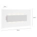 quitani Quitani LED nástěnné svítidlo Lole, hliník, 59 x 29 cm, sklo