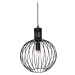 Designová závěsná lampa černá 30 cm - Wire Dos