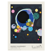 Plakát, Obraz - Several Circles (1922), Wassily Kandinsky, 45 × 60 cm