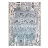 Dywany Łuszczów Kusový koberec Core W3824 Ornament Vintage cream / grey and blue 120 × 170