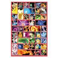 Plakát, Obraz - Pokémon - moves, (61 x 91.5 cm)