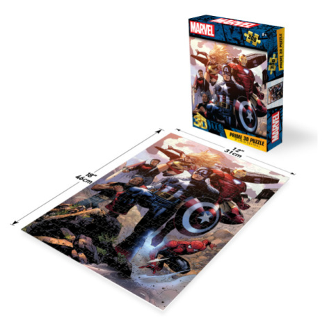PRIME 3D PUZZLE - Marvel Avengers 300 dílků - 46PR-33409