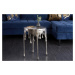 LuxD Designový konferenční stolek Gwendolyn 51 cm stříbrný
