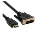 C-TECH kabel HDMI-DVI, M/M, 1, 8m