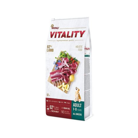 Akinu VITALITY dog adult hypoallergic lamb 12 kg