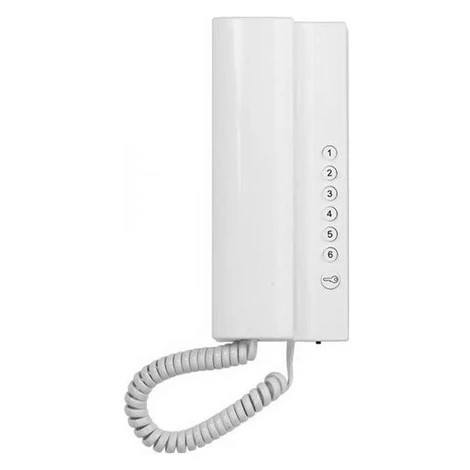 4FP 211 03.201 - domácí telefon ELEGANT, 2-BUS, bílý Tesla