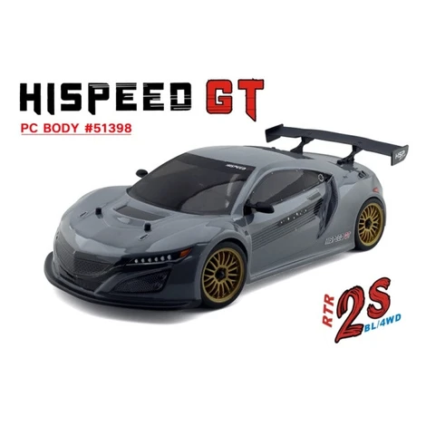 HSP GT PRO 1/10 2,4 GHz Brushless On-road, Šedý Auta IQ models