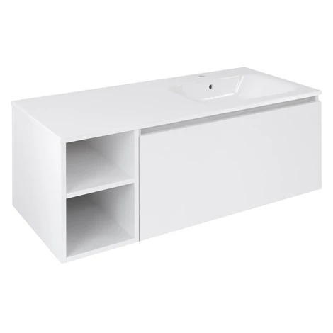 Sapho LOREA skříňka 120x46x51,5cm (30P+90cm), pravá, bílá mat