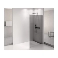 Polysan ARCHITEX CHROM sprchová zástěna 662mm, kouřové sklo