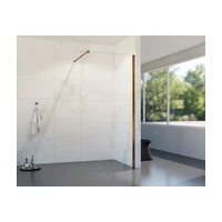 HOPA Walk-in sprchový kout LAGOS COPPER NEW 200 — Barva rámu - Měď, Rozměr A - 80, Rozměr C - 20