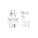 Grohe SANI11BB5102 - Set předstěnové instalace, klozetu, sedátka SoftClose a tlačítka Skate Cosm