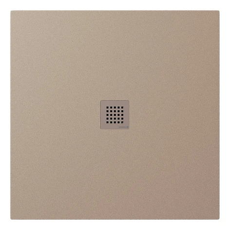 TRENECA vanička z litého mramoru s možností úpravy rozměru, 90x90cm, béžová mat 84300.81 Polysan