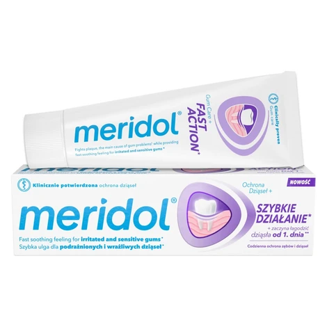 Meridol Fast Action zubní pasta, 75ml