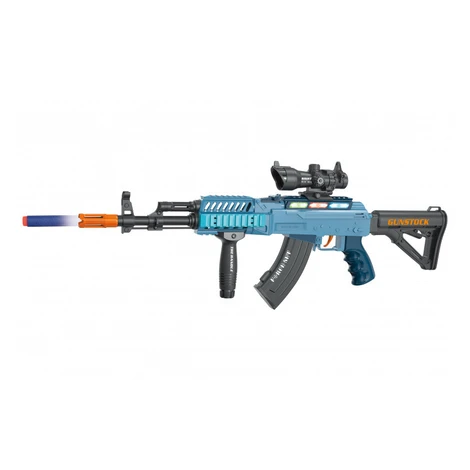 Kulomet s 12 pěnovými náboji a efekty 62 cm Wiky