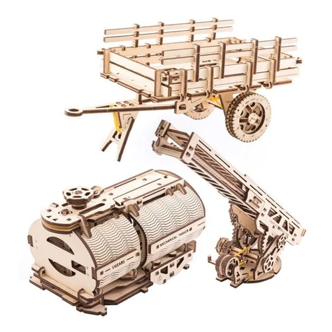 Ugears 3D dřevěné mechanické puzzle Sada příslušenství pro náklaďák UGM-11