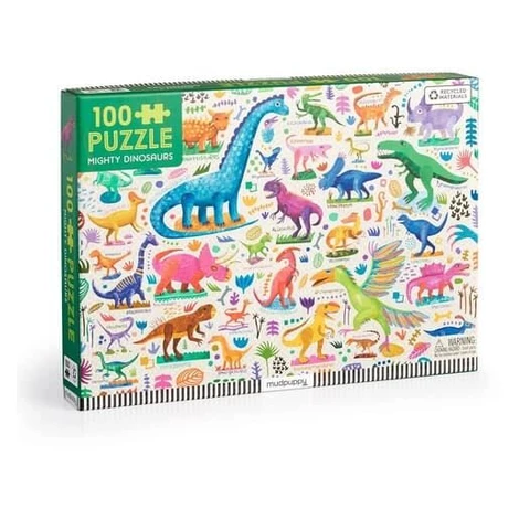 Mudpuppy Puzzle Mocní dinosauři 100 dílků
