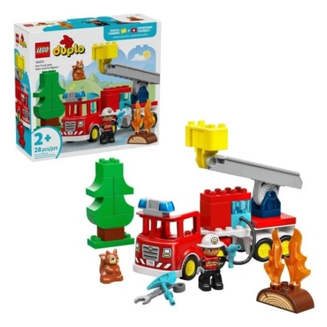 LEGO® DUPLO® 10473 Hasičské auto s hadicí a hasičem