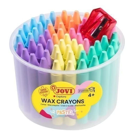 JOVI Voskovky Pastel 60 ks + ořezávatko