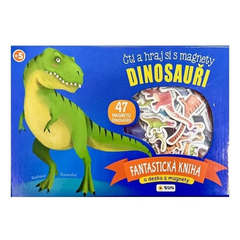 Čti a hraj si s magnety Dinosauři SUN