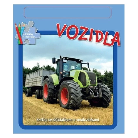 Vozidla - Knížka se skládačkami a omalovánkami - neznámý