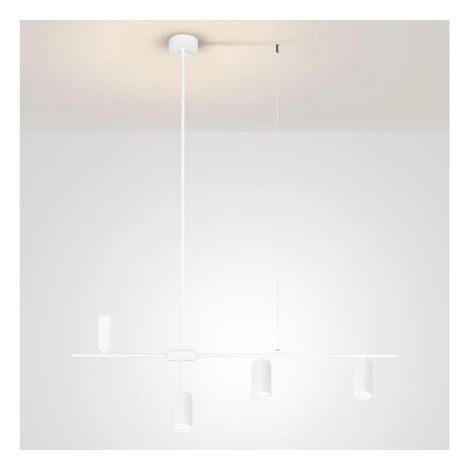 Brilagi - Lustr na lanku CRANE 4xGU10/30W/230V bílá WO-CRANE-04-WHT-OEM