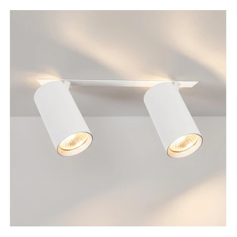Brilagi - Podhledové svítidlo SELE 2xGU10/30W/230V bílá WO-SELE-RD06-WHT-OEM