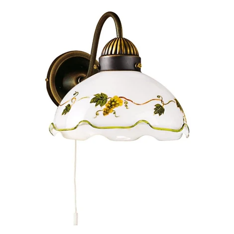 Kolarz 731.61.110 - Nástěnná lampa NONNA 1xE27/75W/230V víno 731.61.110 AUSTROLUX BY KOLARZ