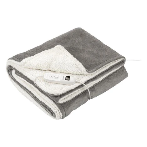 Sencor - Elektrická vyhřívací deka 160W/230V 180x130 cm šedá 41013384