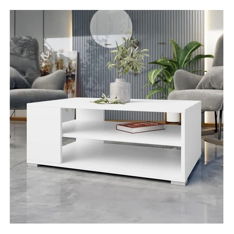 MIRJAN 24 Konferenční stolek GIMREN 100x40 cm bílá