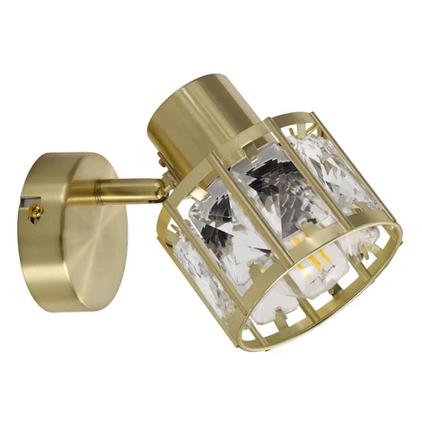 Nástěnná lampa ZAHARA 1xE27/10W/230V zlatá 336958