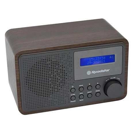 Roadstar HRA-700D+/WD - Rádio s DAB+, FM a budíkem 16W/230V/4xAA HRA-700D+/WD