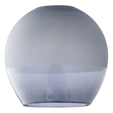 Náhradní sklo k lustru KULA E27 pr. 38 cm kouřová šedá 7773
