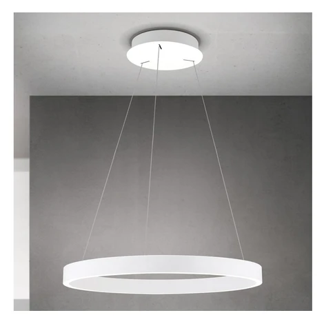 Orion - LED Stm. lustr na lanku KOLK LED/60W/230V 2700/3000/4000K pr. 60 cm bílá HL 6-1717/60 we
